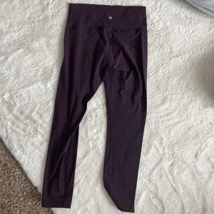 Purple Lululemon leggings